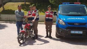 Çalınan motor bulundu