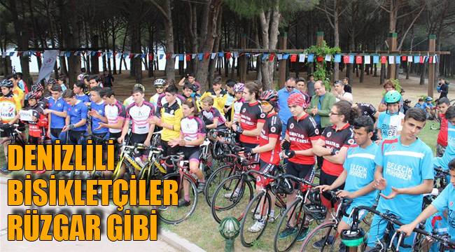 DENİZLİLİ BİSİKLETÇİLER RÜZGAR GİBİ