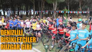 DENİZLİLİ BİSİKLETÇİLER RÜZGAR GİBİ