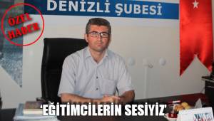 ‘EĞİTİMCİLERİN SESİYİZ’