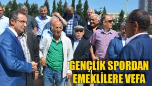GENÇLİK SPORDAN EMEKLİLERE VEFA