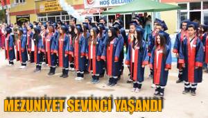 MEZUNİYET SEVİNCİ YAŞANDI