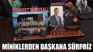 MİNİKLERDEN BAŞKANA SÜRPRİZ
