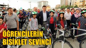 ÖĞRENCİLERİN BİSİKLET SEVİNCİ