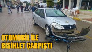 OTOMOBİL İLE BİSİKLET ÇARPIŞTI