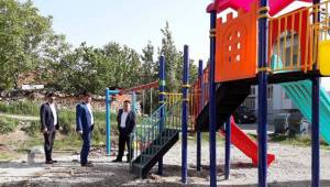 Park ve spor alanları yapılıyor