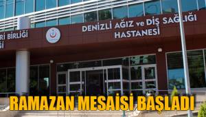 RAMAZAN MESAİSİ BAŞLADI
