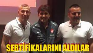 SERTİFİKALARINI ALDILAR