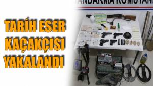 TARİH ESER KAÇAKÇISI YAKALANDI