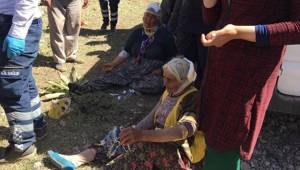 Traktör kontrolden çıktı can pazarı yaşandı