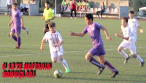U 13’TE HAFTANIN SONUÇLARI