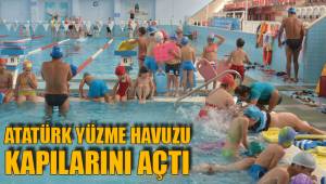 ATATÜRK YÜZME HAVUZU KAPILARINI AÇTI