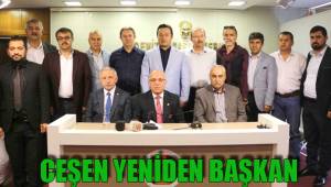 CEŞEN YENİDEN BAŞKAN