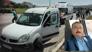 GAZETECİ EROL KES KAZA YAPTI