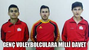 GENÇ VOLEYBOLCULARA MİLLİ DAVET