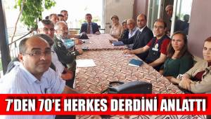 HALKIN SORUNLARI DİNLENDİ