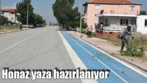 Honaz yaza hazırlanıyor