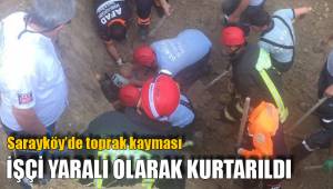 İŞÇİ TOPRAK ALTINDA KALDI