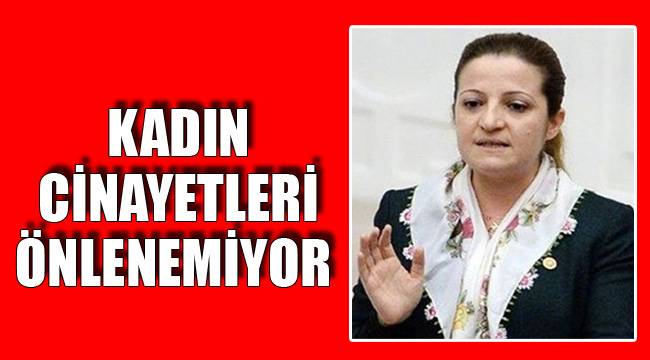 KADIN CİNAYETLERİ ÖNLENEMİYOR
