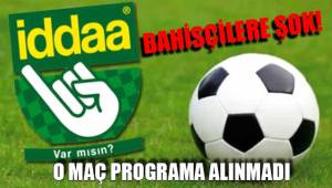 O MAÇ PROGRAMA ALINMADI