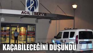 Polise çarpıp kaçan sürücü yakalandı