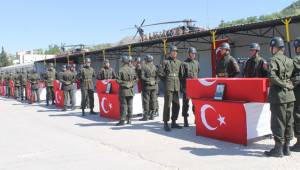 Şırnak Şehitleri için askeri tören