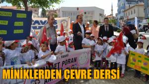 TAVAS'LI MİNİKLERDEN ÇEVRE DERSİ