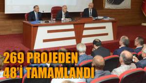 269 PROJEDEN 48’İ TAMAMLANDI