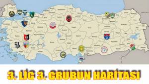 3. LİG 3. GRUBUN HARİTASI