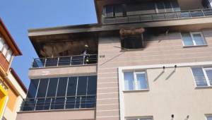 ELEKTRİK KONTAĞI YANGIN ÇIKARDI