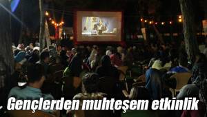 Gençlerden muhteşem etkinlik