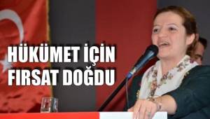 HÜKÜMET İÇİN FIRSAT DOĞDU