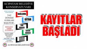 KONSERVATUVAR KAYITLARI BAŞLADI