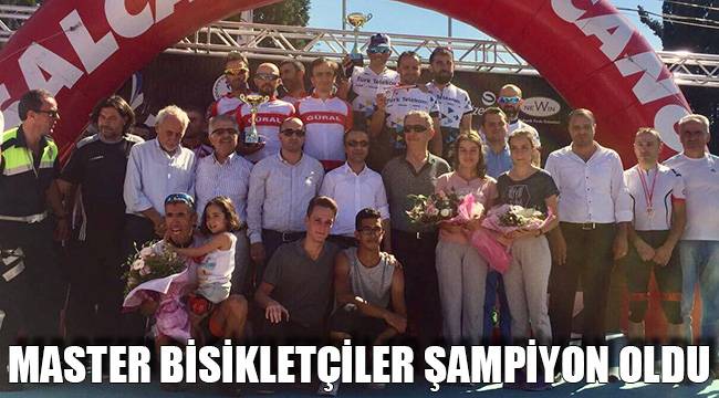 MASTER BİSİKLETÇİLER ŞAMPİYON OLDU
