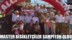 MASTER BİSİKLETÇİLER ŞAMPİYON OLDU