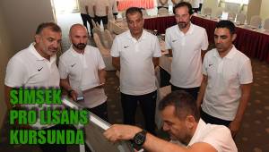 ŞİMŞEK PRO LİSANS KURSUNDA