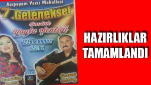 YAZIR FESTİVALE HAZIR