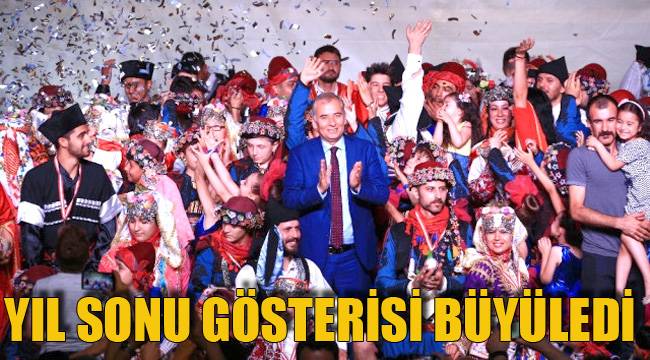 Yıl sonu gösterisi büyüledi