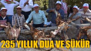 235 YILLIK DUA VE ŞÜKÜR