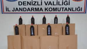 648 LİTRE KAÇAK ŞARAP YAKALANDI