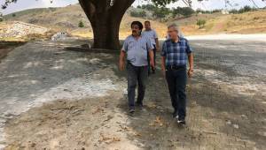 Başkan çalışmaları yerinde inceledi