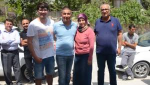 BAŞKAN OĞLUNU ASKERE YOLLADI