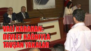 ‘DEVLET KAĞNIYLA TAVŞAN YAKALAR’