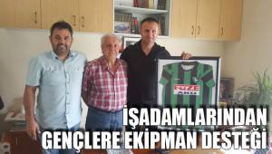 İŞADAMLARINDAN GENÇLERE EKİPMAN DESTEĞİ