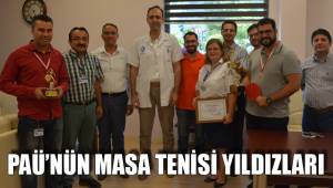 PAÜ’NÜN MASA TENİSİ YILDIZLARI