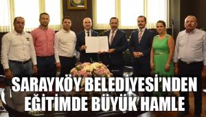 SARAYKÖY BELEDİYESİ’NDEN EĞİTİMDE BÜYÜK HAMLE
