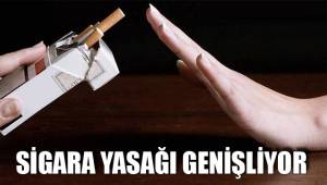 SİGARA YASAĞI GENİŞLİYOR