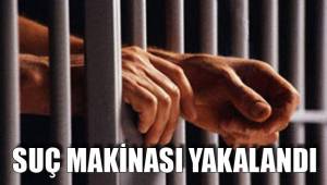 SUÇ MAKİNASI YAKALANDI
