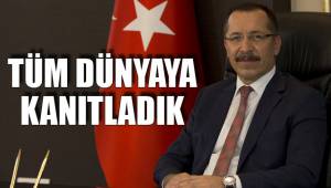 TÜM DÜNYAYA KANITLADIK