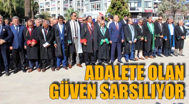 ADALETE OLAN GÜVEN SARSILIYOR